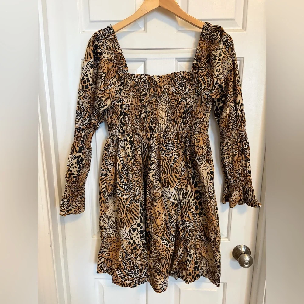 NWT Lilly Pulitzer Women's Beyonca Long Sleeve Dress large - Picture 5 of 8